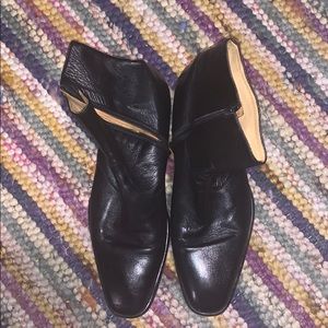 Men’s Zip up boot! MAGNANNi BLACK LEATHER BOOT